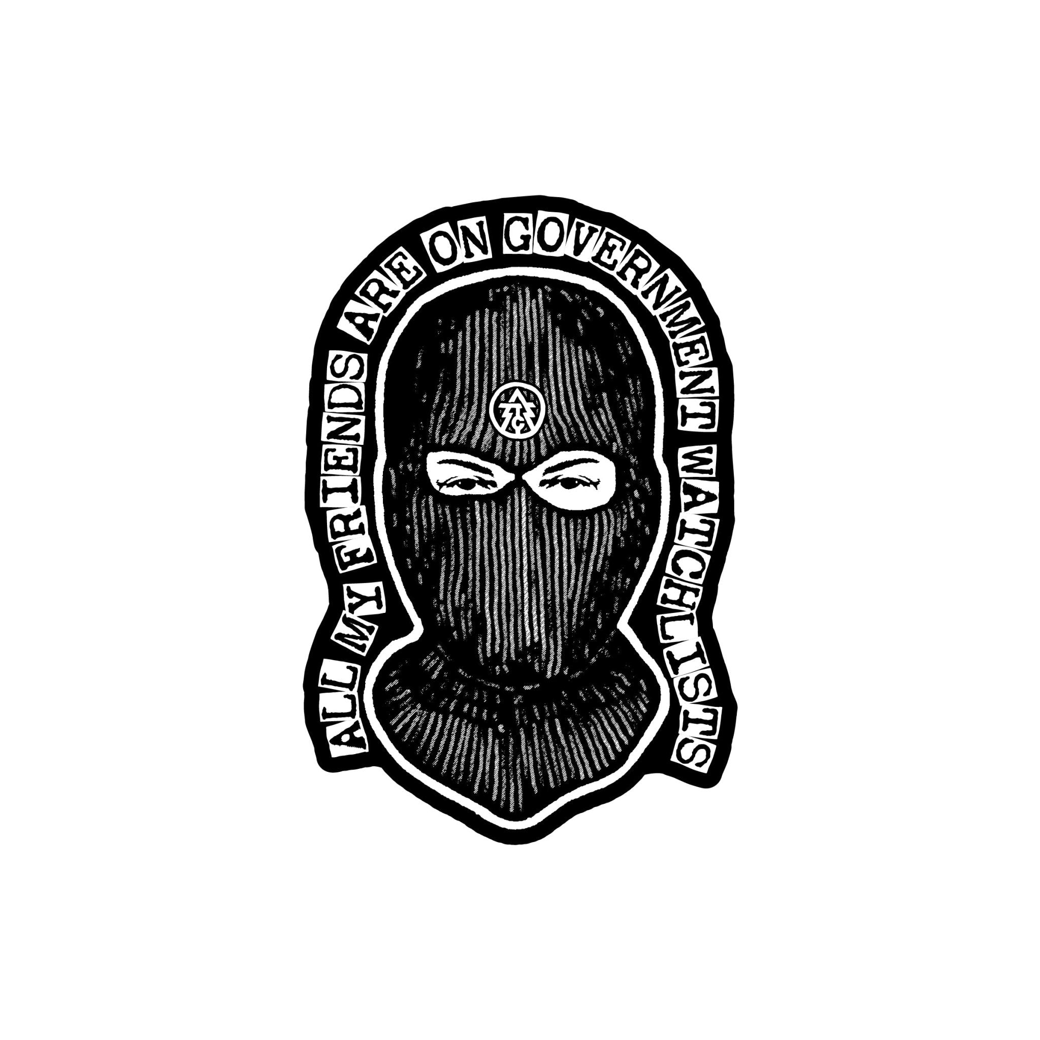 Gov't watchlist Sticker - Agenda Trading Company