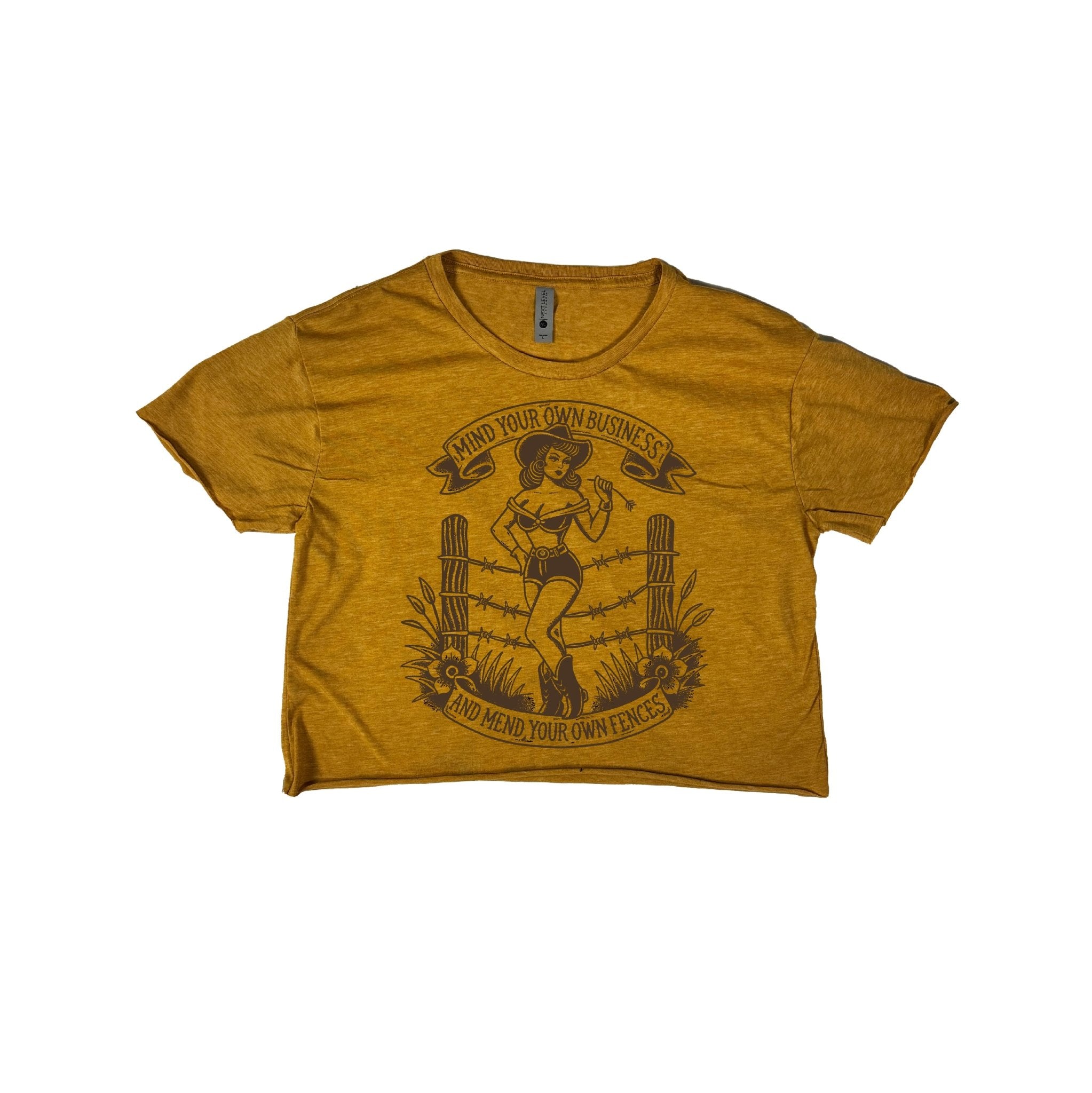 Mending Fences Crop - top - Agenda Trading Company