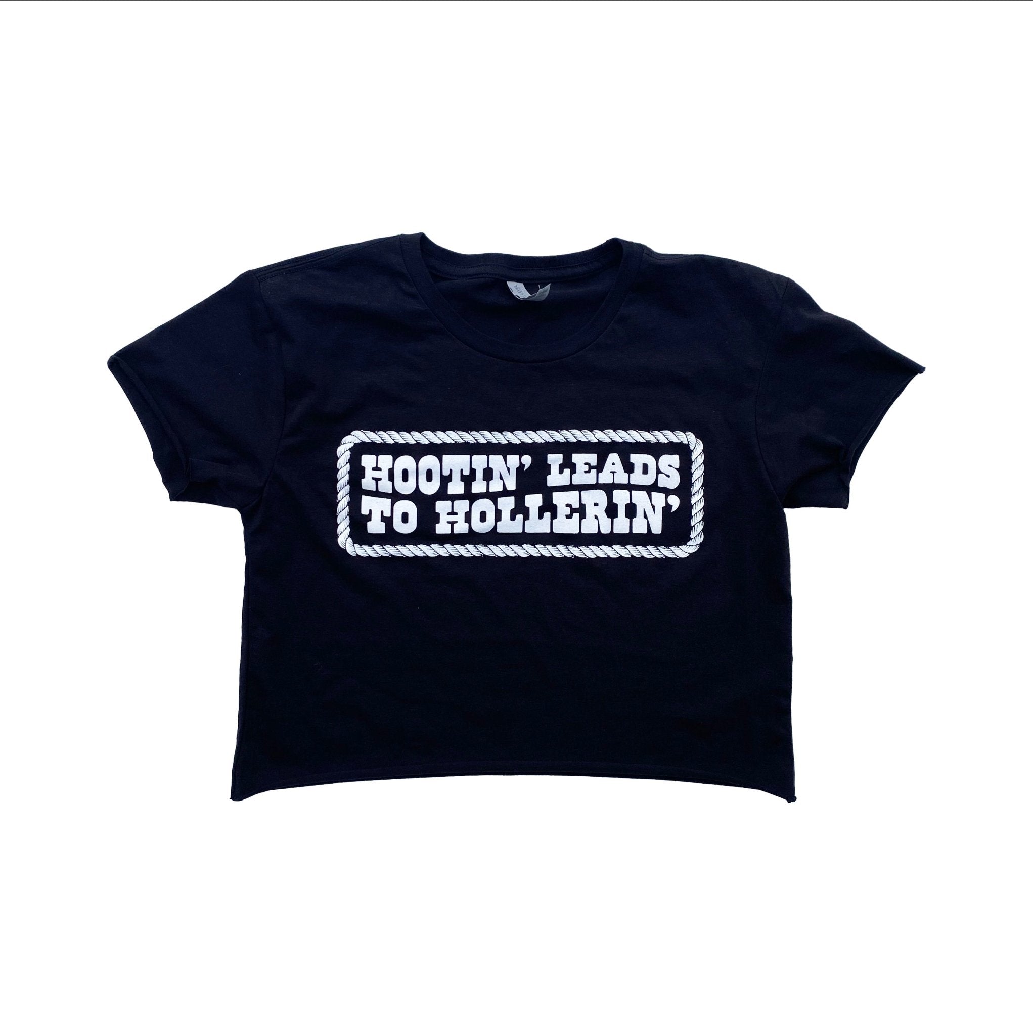 Hootin' and Hollerin' crop top - Agenda Trading Company