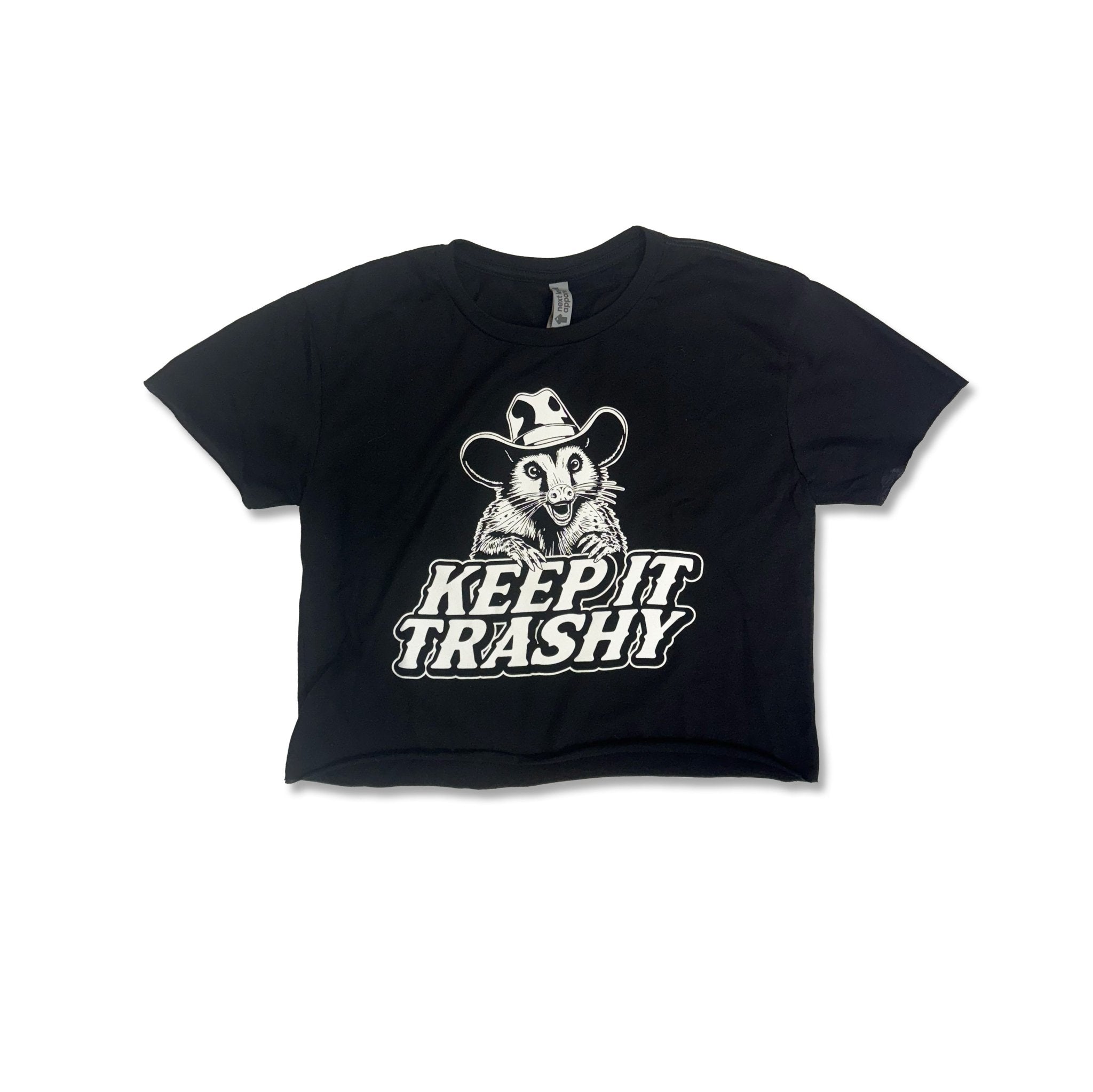 Keep it Trashy crop top - Agenda Trading Company