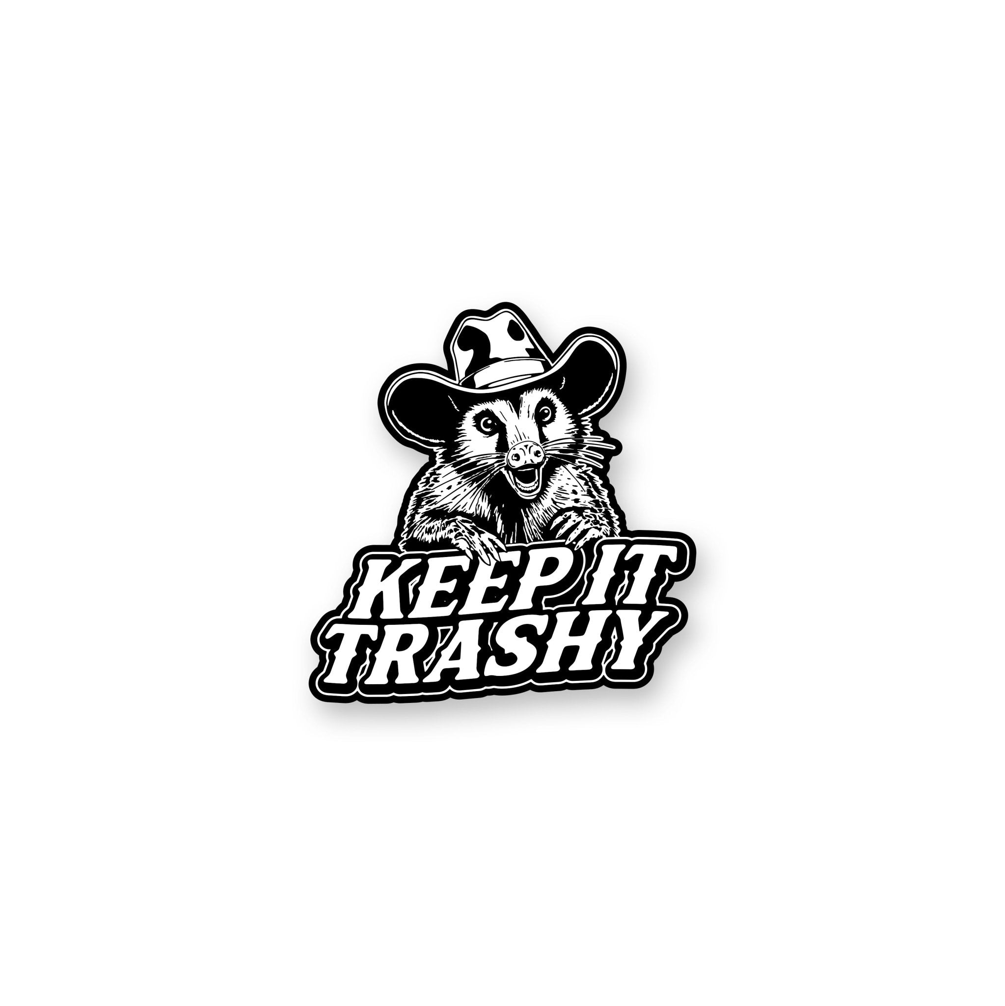 Keep it Trashy sticker - Agenda Trading Company