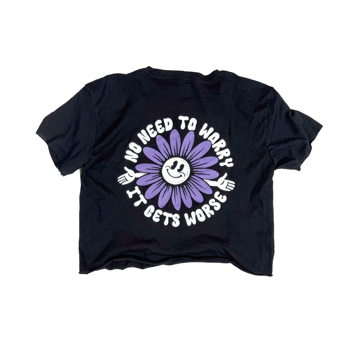 No Need To Worry Crop - Top - Agenda Trading Company
