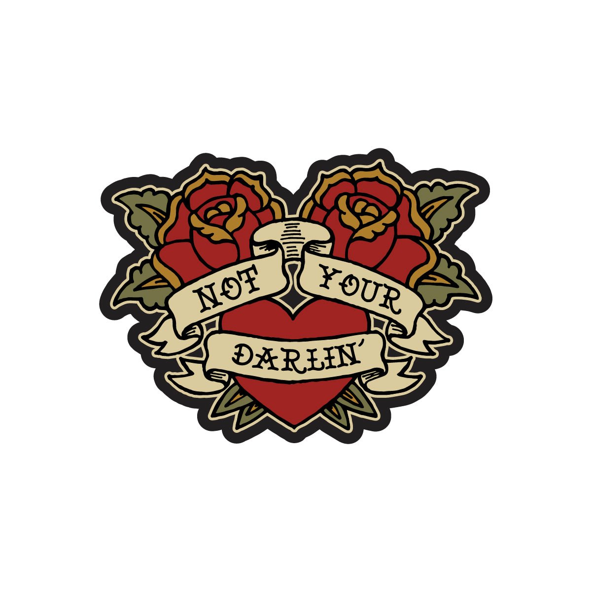 Not your darlin' Sticker - Agenda Trading Company